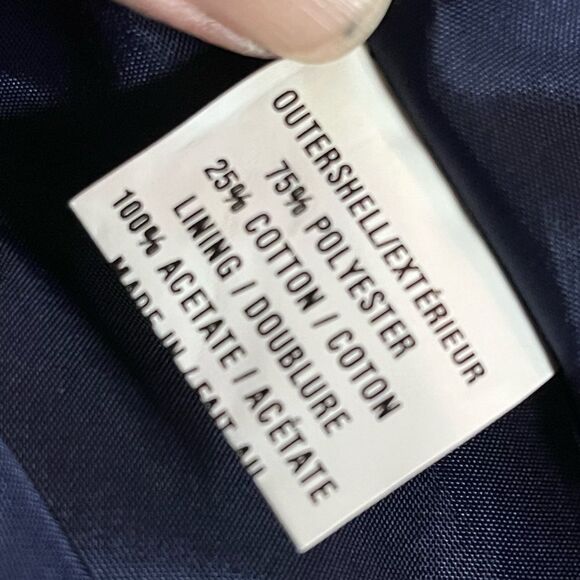 EUC Lorne Mitchell Trench Coat Blue 10 - Picture 6 of 6